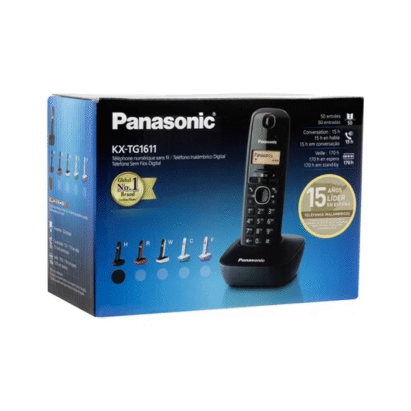 Teléfono  Panasonic KX-TG1611 inalámbrico 220V - Image 5