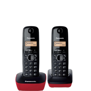Teléfono  KXTG-1612SP1 black&red Panasonic