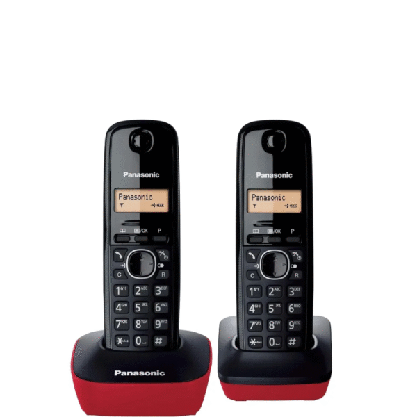 Teléfono  KXTG-1612SP1 black&red Panasonic